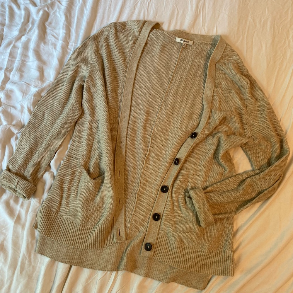 Madewell Oatmeal Cardigan